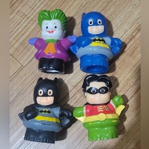Fisher Price Little People Batman, Robin, Joker Set